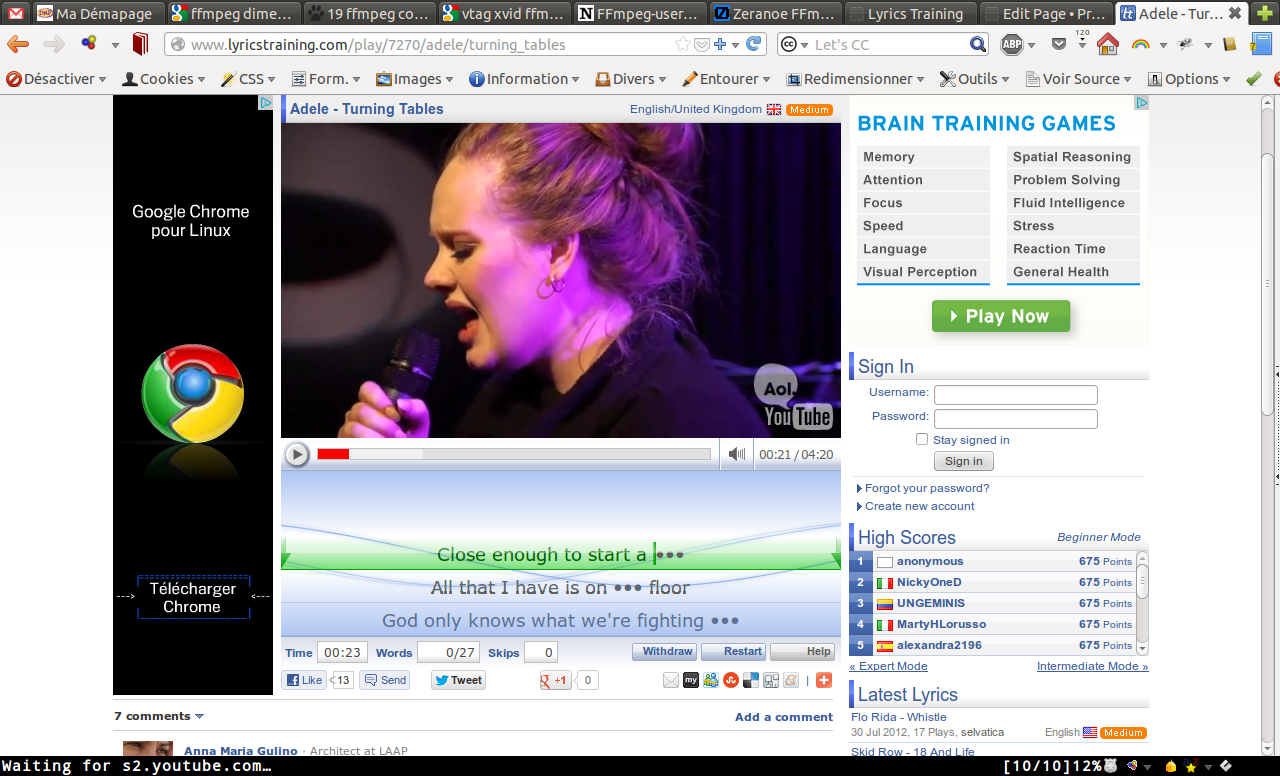 Lyrics Training Family